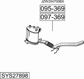 Bosal SYS27898 - Exhaust System car-mod.net