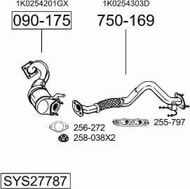 Bosal SYS27787 - Exhaust System car-mod.net