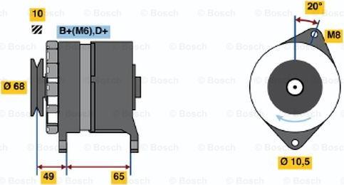 BOSCH 9 120 334 310 - Alternator car-mod.net
