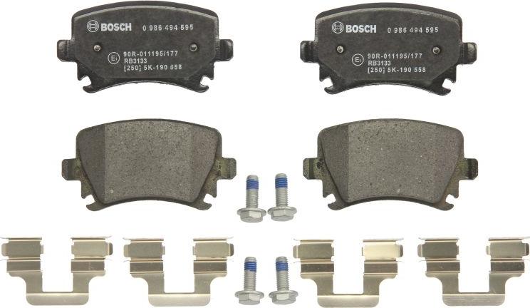 BOSCH 0 986 494 595 - Brake Pad Set, disc brake car-mod.net