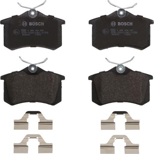 BOSCH 0 986 494 597 - Brake Pad Set, disc brake car-mod.net