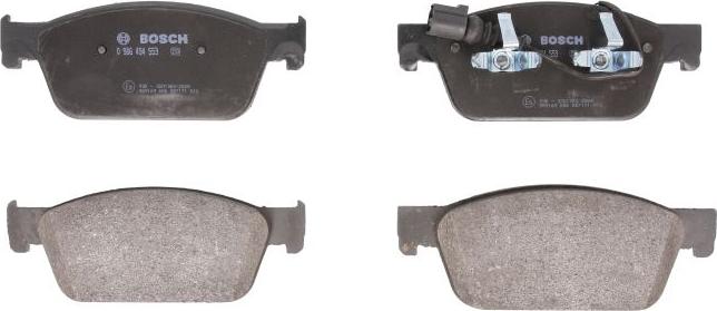 BOSCH 0 986 494 553 - Brake Pad Set, disc brake car-mod.net