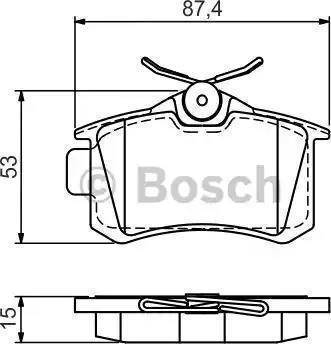BOSCH F 03B 150 217 - Brake Pad Set, disc brake car-mod.net