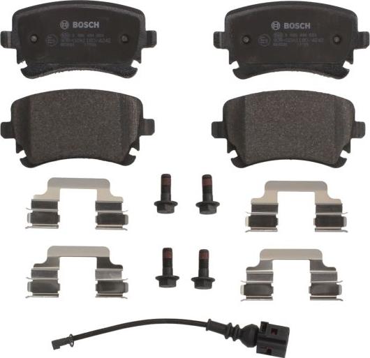 BOSCH 0 986 494 583 - Brake Pad Set, disc brake car-mod.net