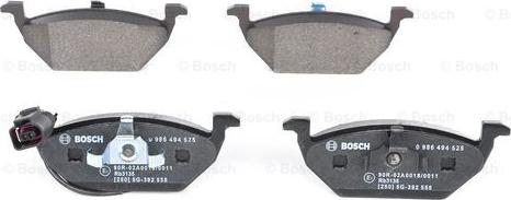 BOSCH 0 986 494 525 - Brake Pad Set, disc brake car-mod.net