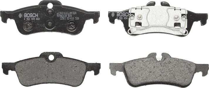 BOSCH 0 986 494 063 - Brake Pad Set, disc brake car-mod.net