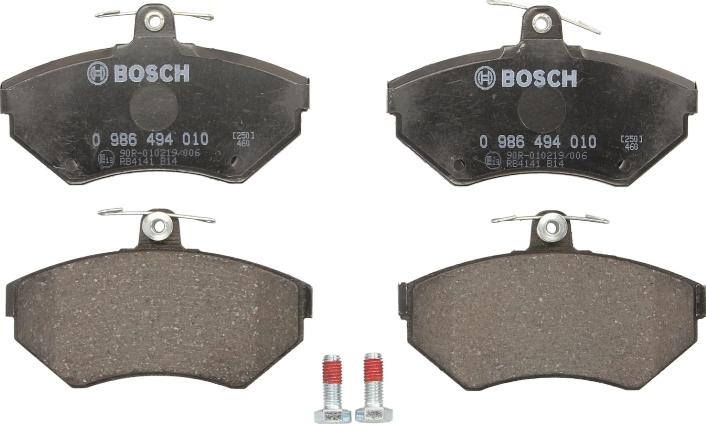 BOSCH 0 986 494 010 - Brake Pad Set, disc brake car-mod.net