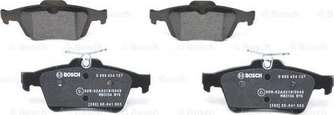 BOSCH 0 986 494 127 - Brake Pad Set, disc brake car-mod.net