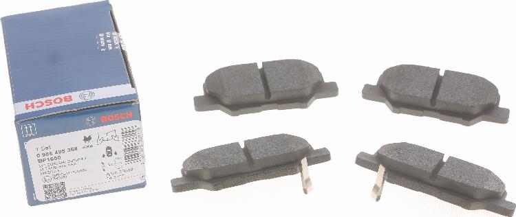 BOSCH 0 986 495 358 - Brake Pad Set, disc brake car-mod.net