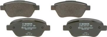 BOSCH 0 986 495 237 - Brake Pad Set, disc brake car-mod.net