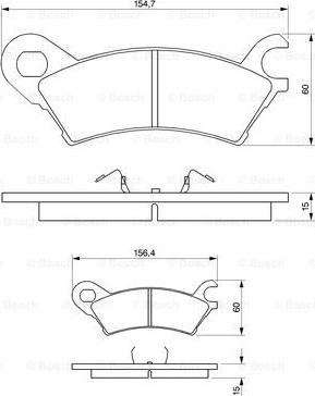 BOSCH 0 986 490 370 - Brake Pad Set, disc brake car-mod.net