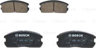 BOSCH 0 986 491 260 - Brake Pad Set, disc brake car-mod.net