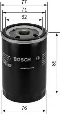 BOSCH 0 986 452 068 - Oil Filter car-mod.net