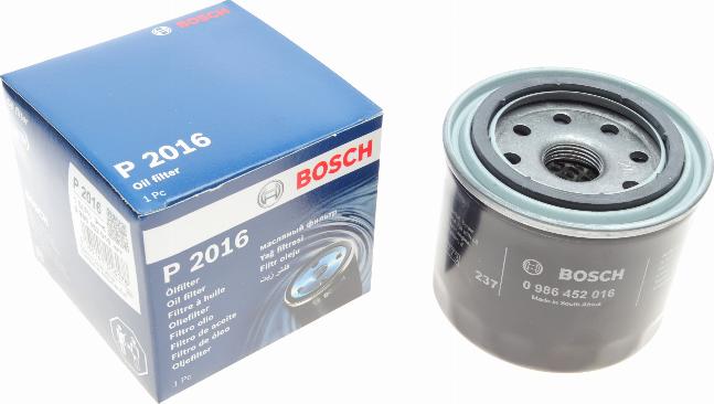 BOSCH 0 986 452 016 - Oil Filter car-mod.net