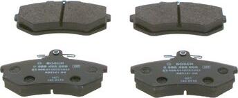 BOSCH 0 986 466 698 - Brake Pad Set, disc brake car-mod.net