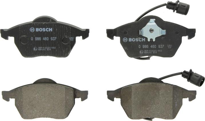 BOSCH 0 986 460 937 - Brake Pad Set, disc brake car-mod.net