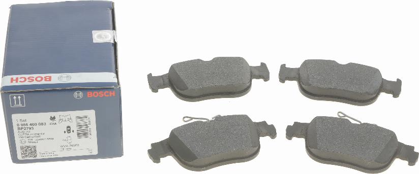 BOSCH 0 986 460 083 - Brake Pad Set, disc brake car-mod.net