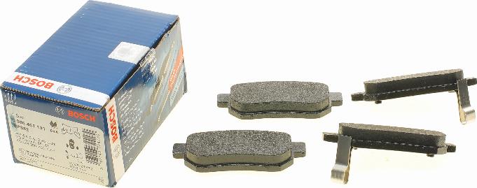 BOSCH 0 986 461 131 - Brake Pad Set, disc brake car-mod.net