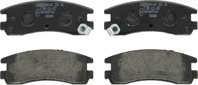 BOSCH 0 986 424 467 - Brake Pad Set, disc brake car-mod.net