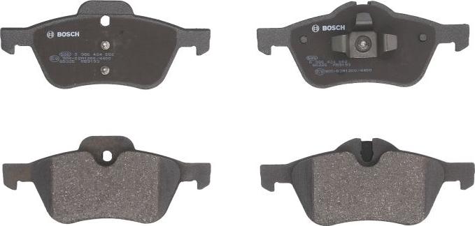 BOSCH 0 986 424 652 - Brake Pad Set, disc brake car-mod.net