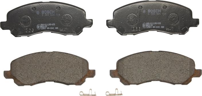 BOSCH 0 986 424 716 - Brake Pad Set, disc brake car-mod.net