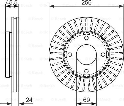 BOSCH 0 986 479 958 - Brake Disc car-mod.net