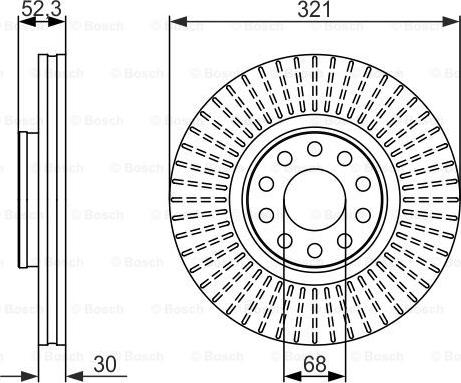 BOSCH 0 986 479 690 - Brake Disc car-mod.net