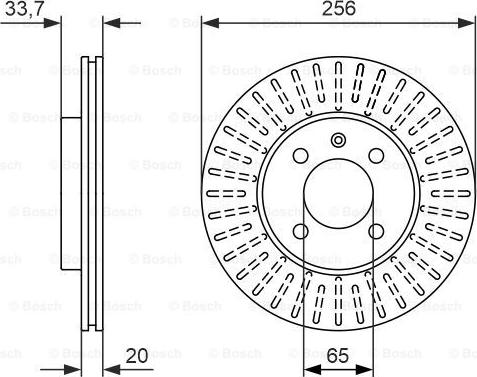 BOSCH 0 986 479 853 - Brake Disc car-mod.net