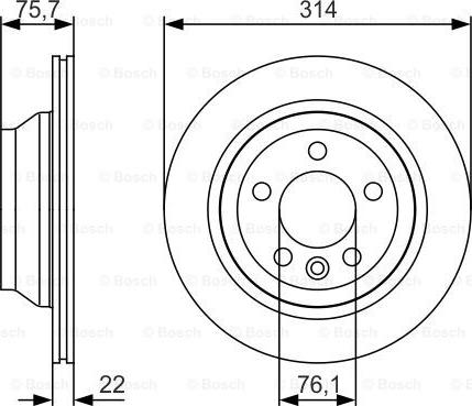 BOSCH 0 986 479 S54 - Brake Disc car-mod.net