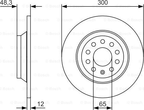 BOSCH 0 986 479 V01 - Brake Disc car-mod.net
