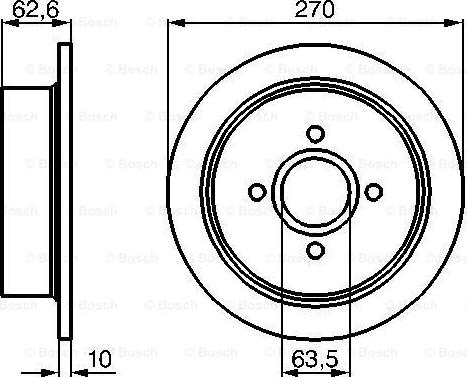BOSCH 0 986 478 672 - Brake Disc car-mod.net