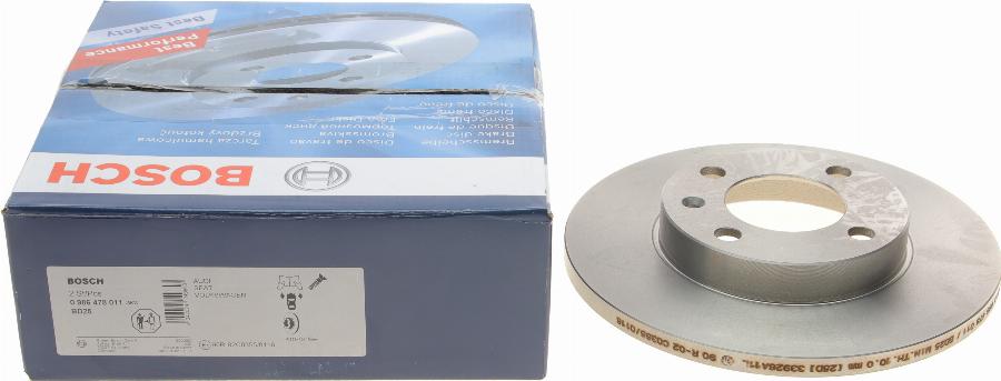 BOSCH 0 986 478 011 - Brake Disc car-mod.net