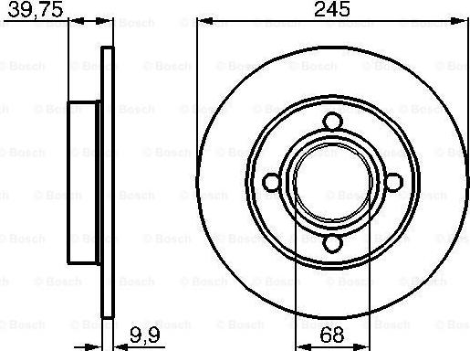 BOSCH 0 986 478 216 - Brake Disc car-mod.net