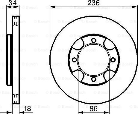 BOSCH 0 986 478 277 - Brake Disc car-mod.net