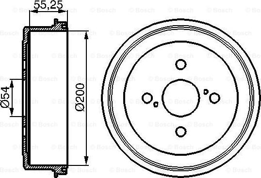 BOSCH 0 986 477 082 - Brake Drum car-mod.net