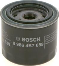 BOSCH 0 986 4B7 059 - Oil Filter car-mod.net