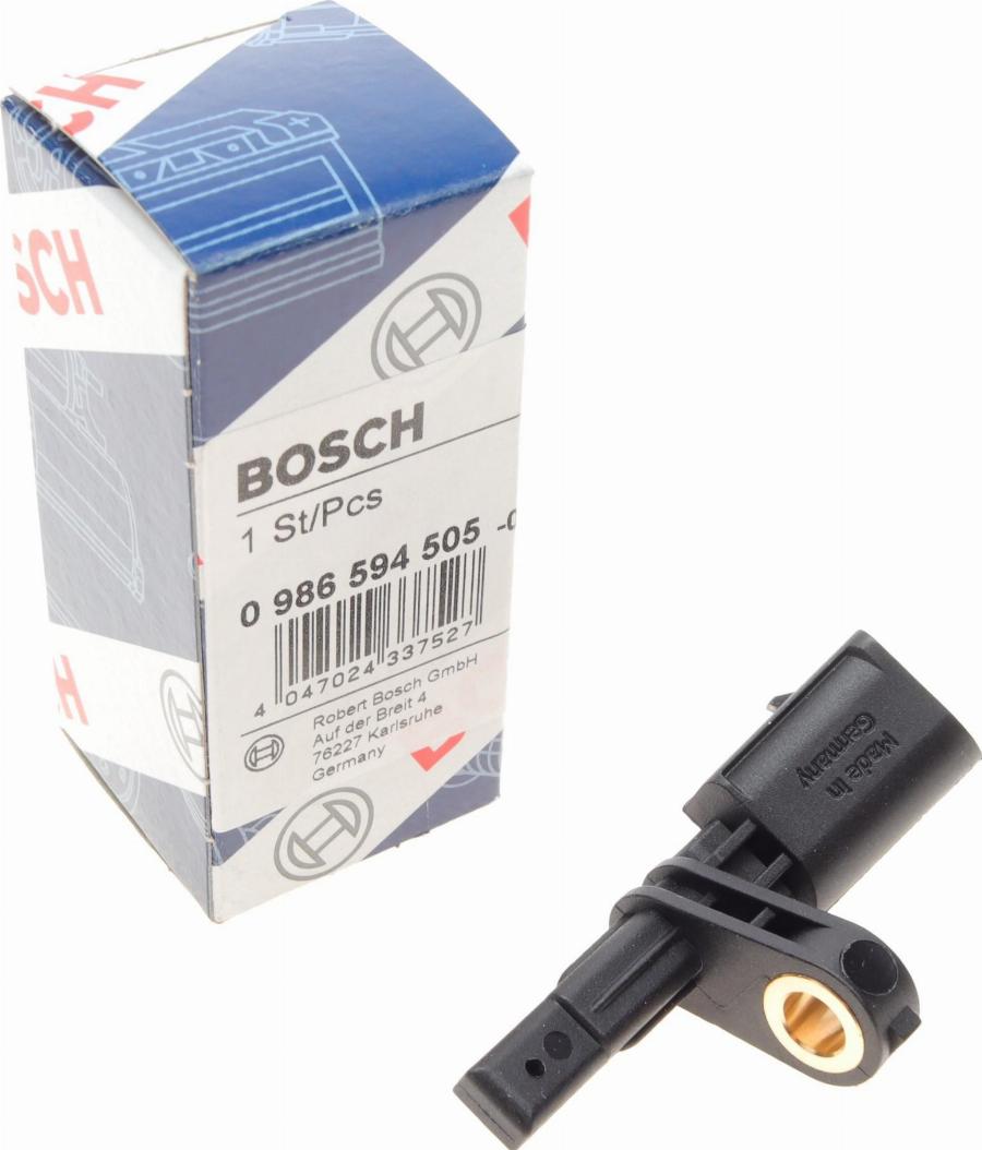 BOSCH 0 986 594 505 - ABS sensor, wheel speed car-mod.net