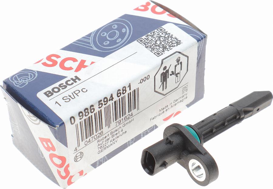 BOSCH 0 986 594 681 - ABS sensor, wheel speed car-mod.net