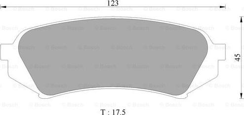 BOSCH 0 986 505 679 - Brake Pad Set, disc brake car-mod.net