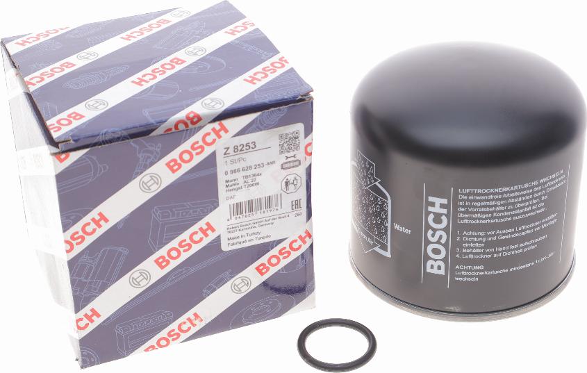 BOSCH 0 986 628 253 - Air Dryer Cartridge, compressed-air system car-mod.net