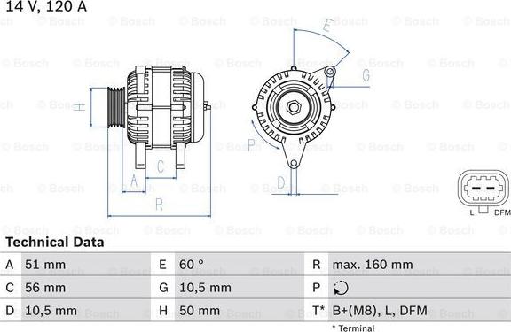 BOSCH 0 986 044 440 - Alternator car-mod.net