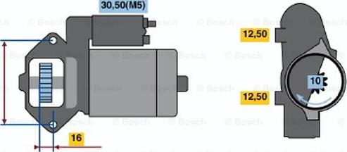 BOSCH 0 986 018 531 - Starter car-mod.net