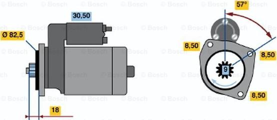 BOSCH 0 986 012 650 - Starter car-mod.net