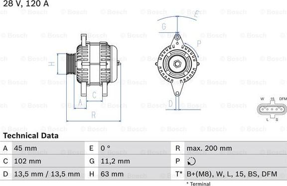 BOSCH 0 986 081 010 - Alternator car-mod.net