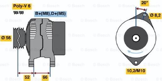 BOSCH 0 986 039 931 - Alternator car-mod.net