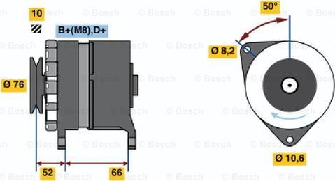 BOSCH 0 986 036 961 - Alternator car-mod.net