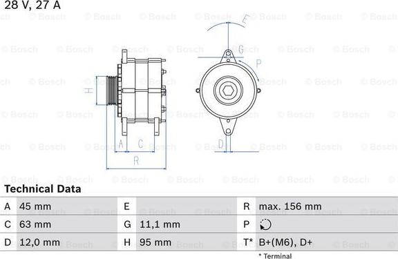 BOSCH 0 986 031 340 - Alternator car-mod.net