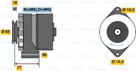 BOSCH 0 986 038 190 - Alternator car-mod.net