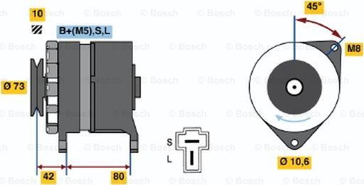 BOSCH 0 986 033 441 - Alternator car-mod.net