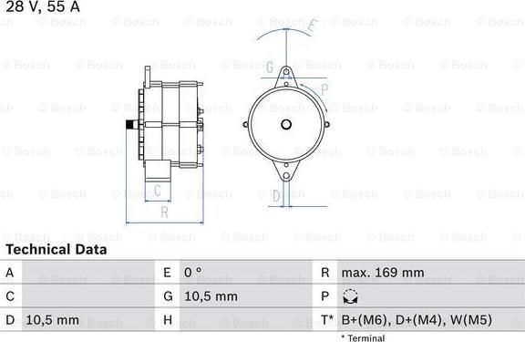 BOSCH 0 986 032 720 - Alternator car-mod.net
